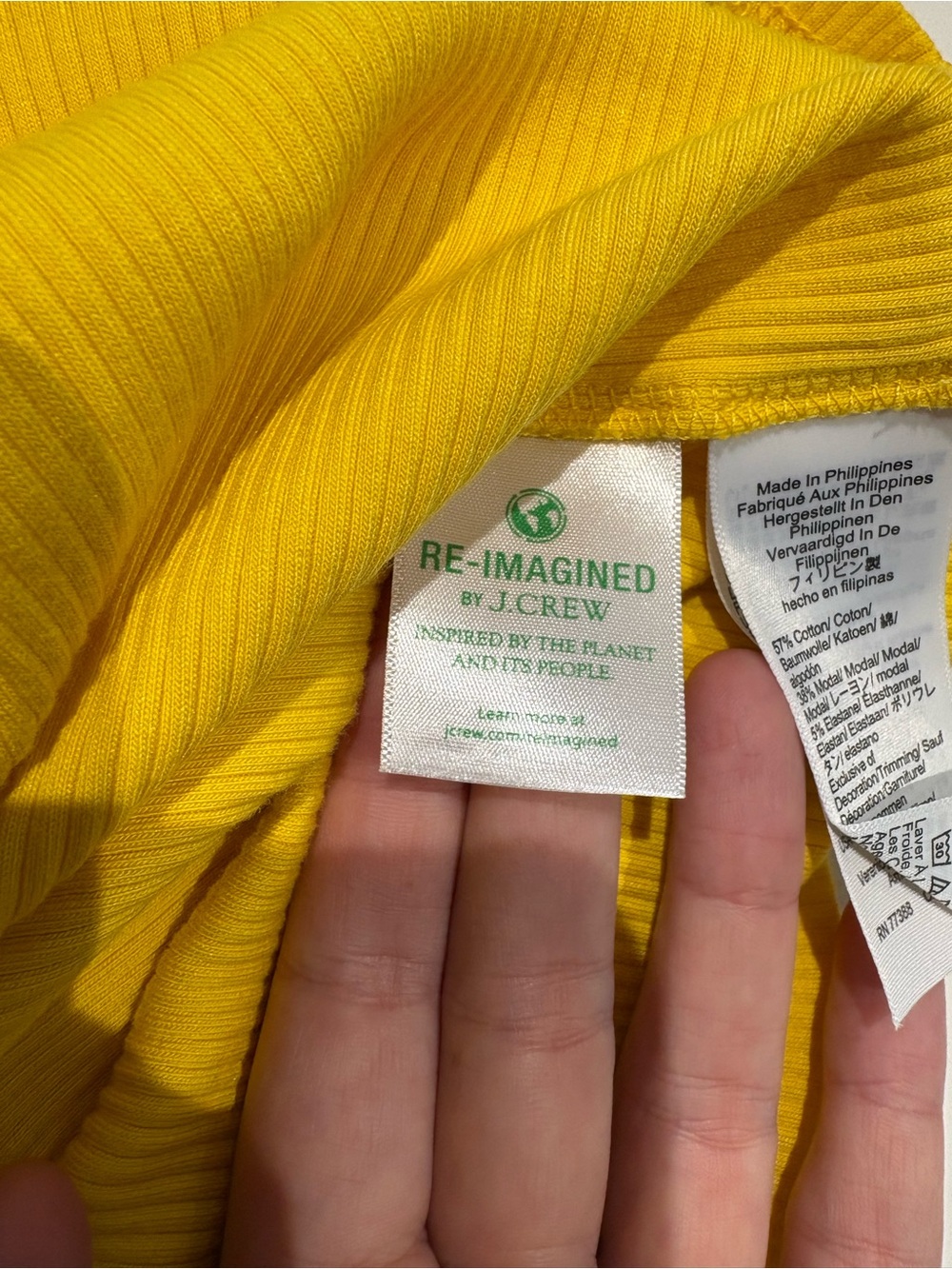 J.Crew Mustard Yellow Ribbed Ruffle Strap Tank Top M - Picture 8 of 11